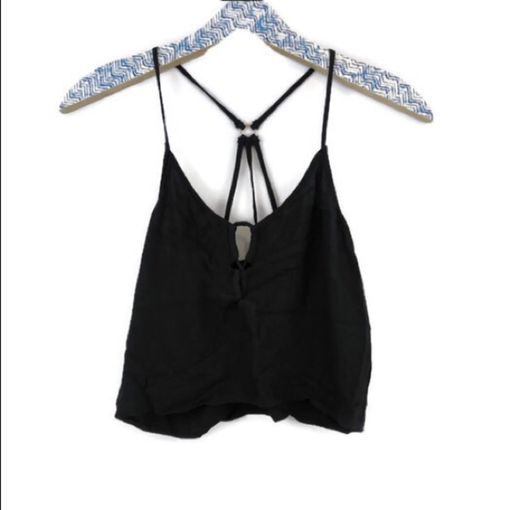 Sold Kendall and Kylie crop top Black size small - Picture 1 of 6